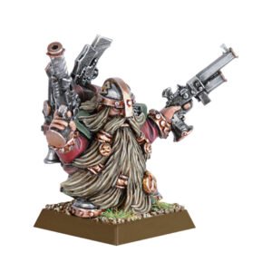 Dwarf Master Engineer with Brace of Pistols B038
