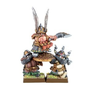 Dwarf King Alrik and Shieldbearers B051