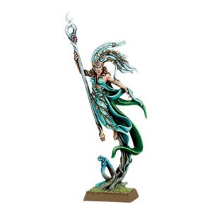 Wood Elf Female Spellsinger with Staff B310