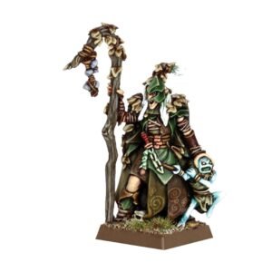 Wood Elf Male Spellsinger with Staff B316