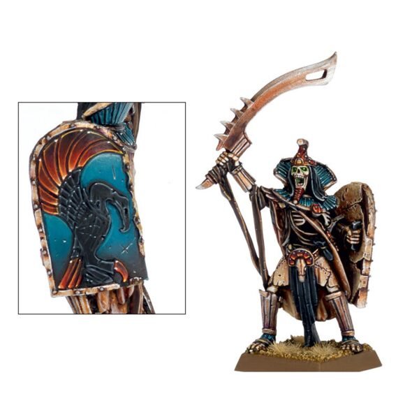Tomb King Hand Weapon and Shield B329