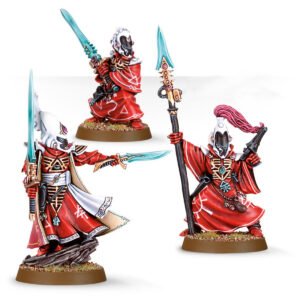 Farseer with Sword, Warlock with Sword, Warlock with Singing Spear E129