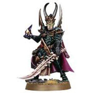 Dark Eldar Archon with sword and dagger E144