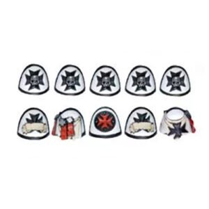 Black Templars Shoulder Pads E213