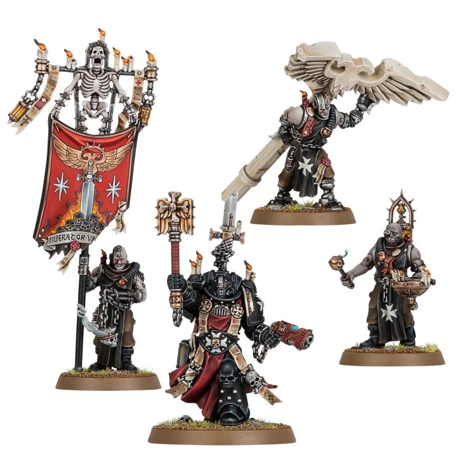 Chaplain Grimaldus & Retinue E357